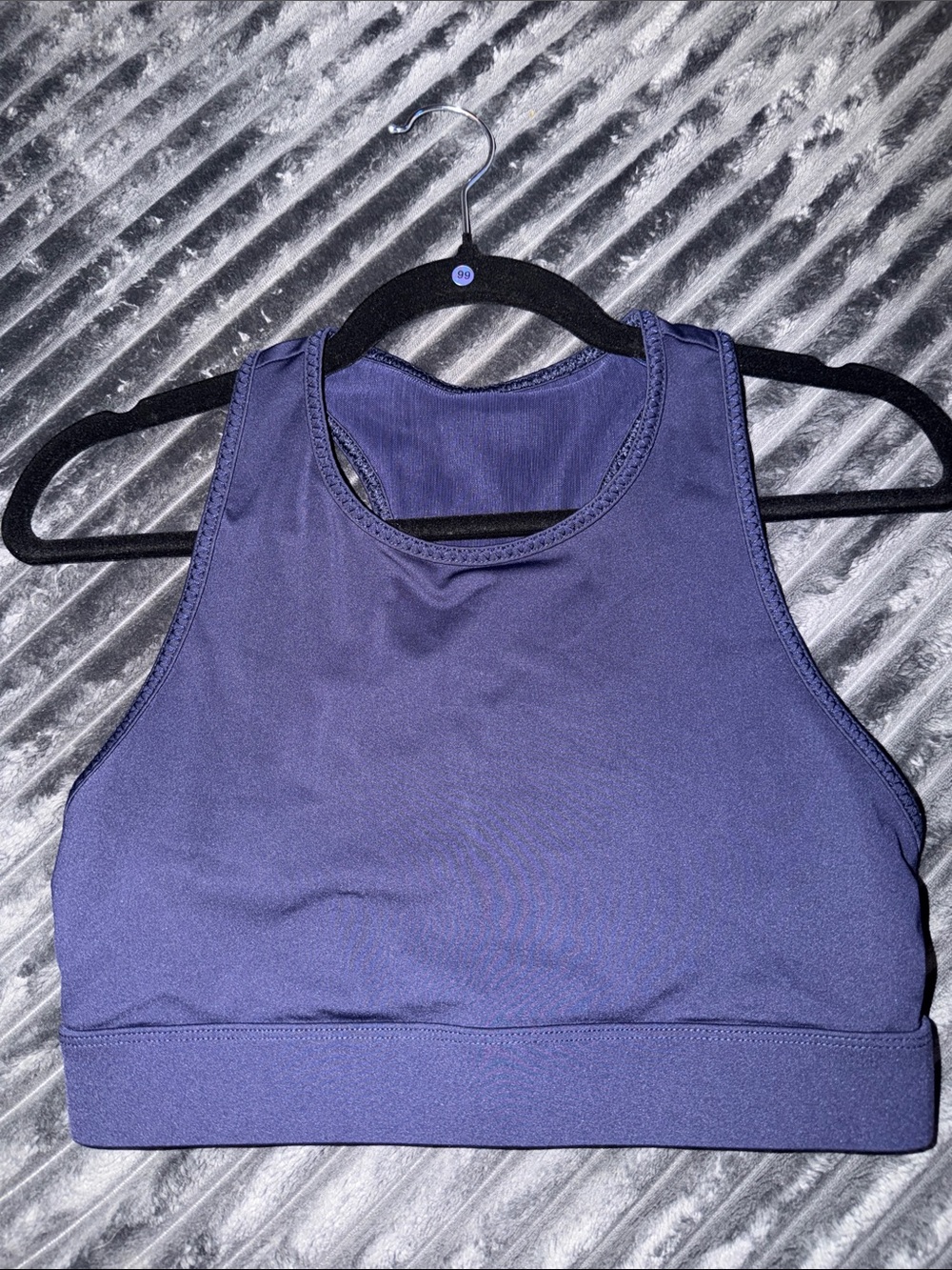 Fabletics Trinity High-Impact Sports Bra in Navy